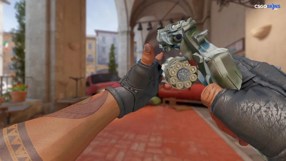R8 Revolver | Bone Mask Artwork