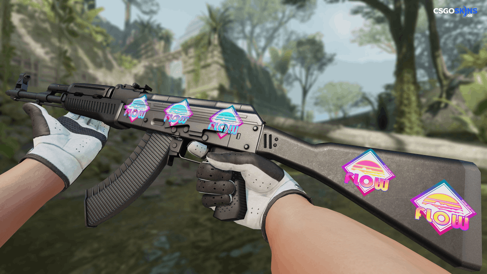 Sticker | Cotton Candy Flow (Holo) Artwork