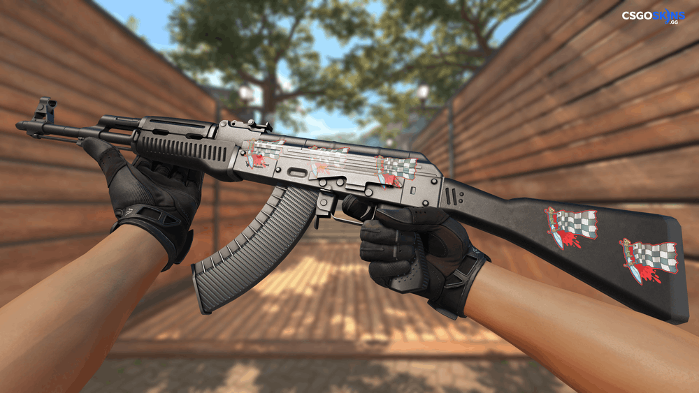 Sticker | Checkered Kukri Artwork