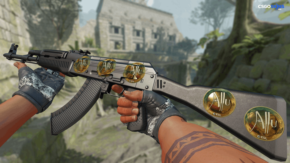 Sticker | allu (Gold) | Katowice 2019 Artwork