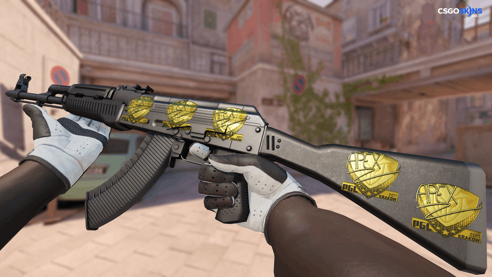 Sticker | apEX (Gold) | Krakow 2017 Artwork