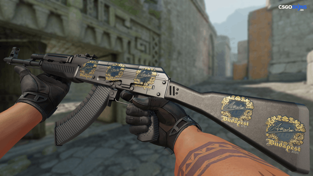 Sticker | Attacker (Gold) | Budapest 2025 Artwork