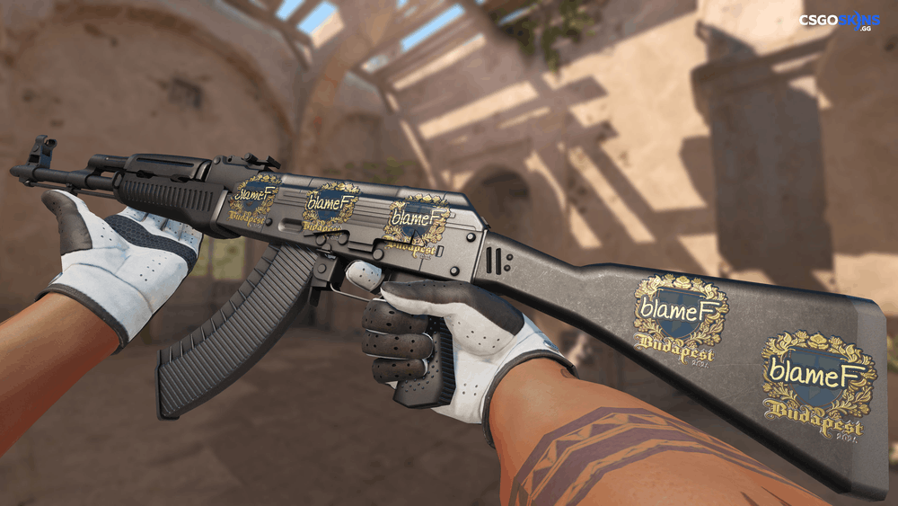 Sticker | blameF (Gold) | Budapest 2025 Artwork