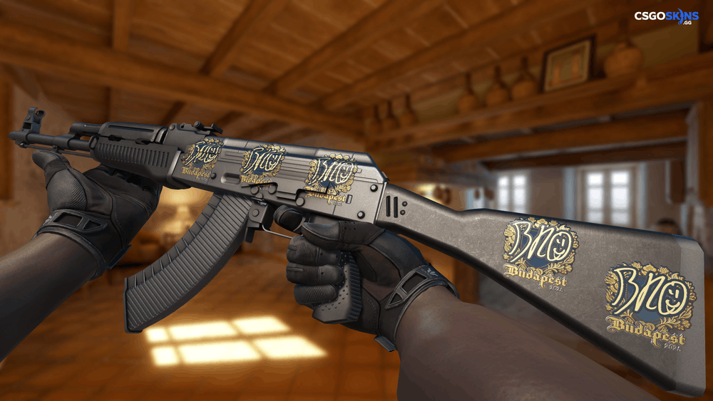 Sticker | br0 (Gold) | Budapest 2025 Artwork