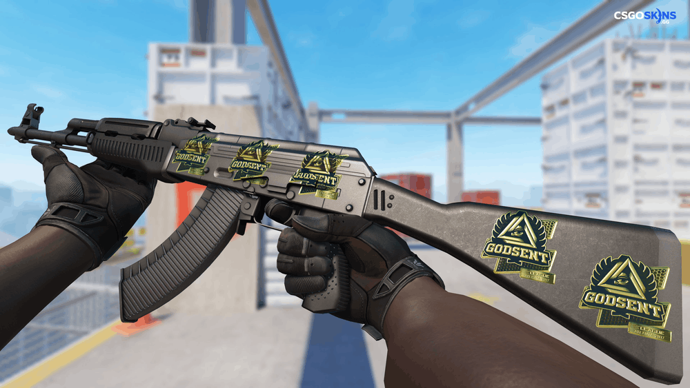 Sticker | GODSENT (Gold) | Atlanta 2017 Artwork