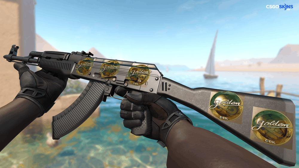 Sticker | Golden (Gold) | Katowice 2019 Artwork