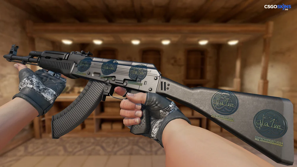 Sticker | gla1ve (Gold) | Copenhagen 2024 Artwork