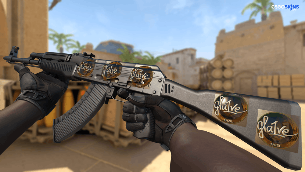 Sticker | gla1ve (Gold) | Katowice 2019 Artwork