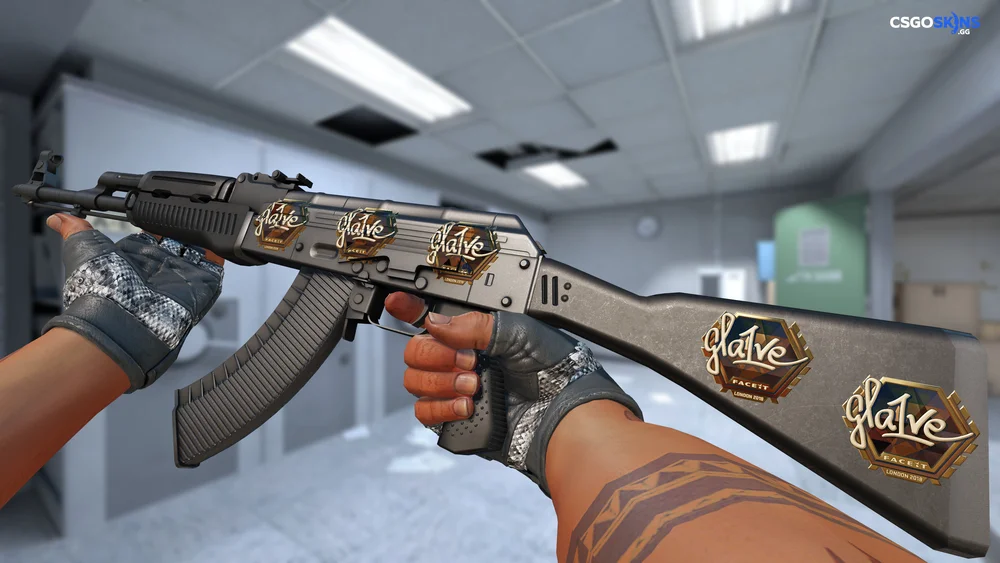 Sticker | gla1ve (Gold) | London 2018 Artwork