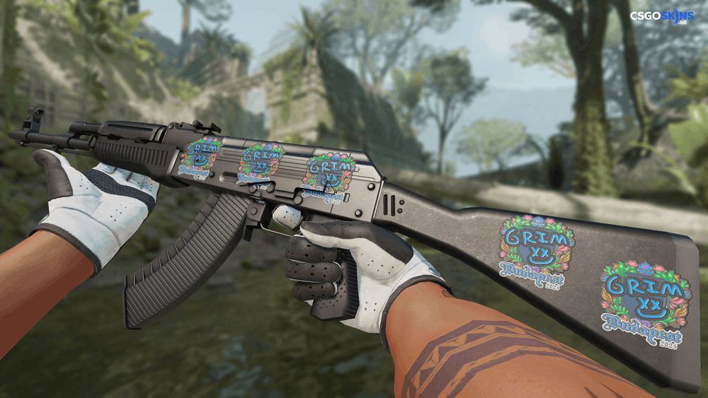 Sticker | Grim (Embroidered) | Budapest 2025 Artwork