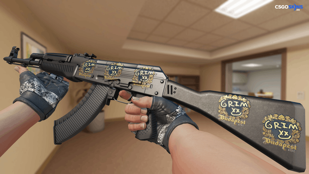 Sticker | Grim (Gold) | Budapest 2025 Artwork