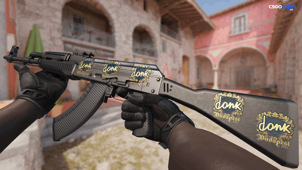 Sticker | donk (Gold) | Budapest 2025 Artwork