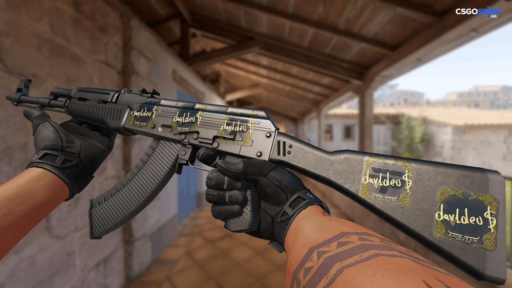 Sticker | dav1deuS (Gold) | Austin 2025 Artwork