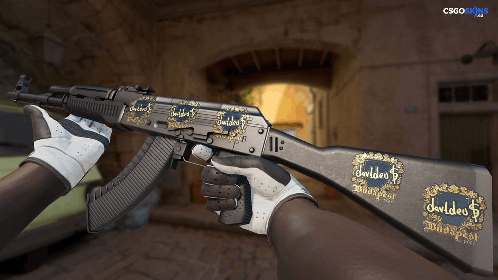 Sticker | dav1deuS (Gold) | Budapest 2025 Artwork