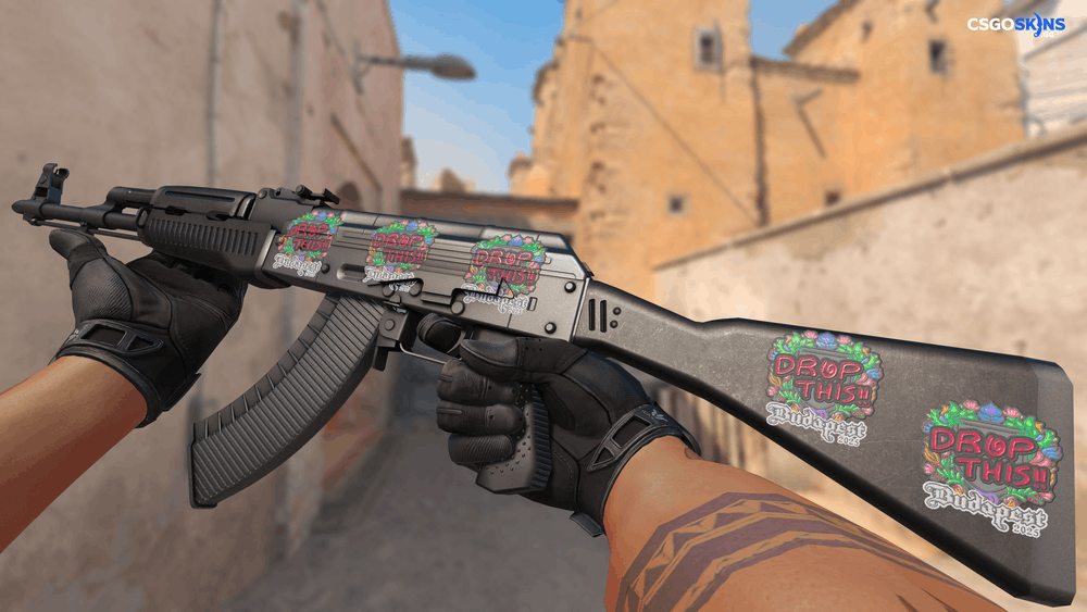 Sticker | drop (Embroidered) | Budapest 2025 Artwork