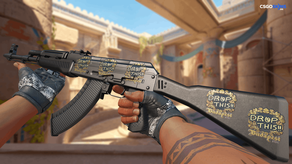 Sticker | drop (Gold) | Budapest 2025 Artwork