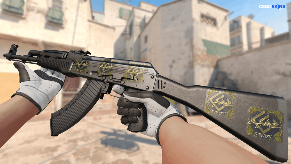 Sticker | efire (Gold) | Austin 2025 Artwork