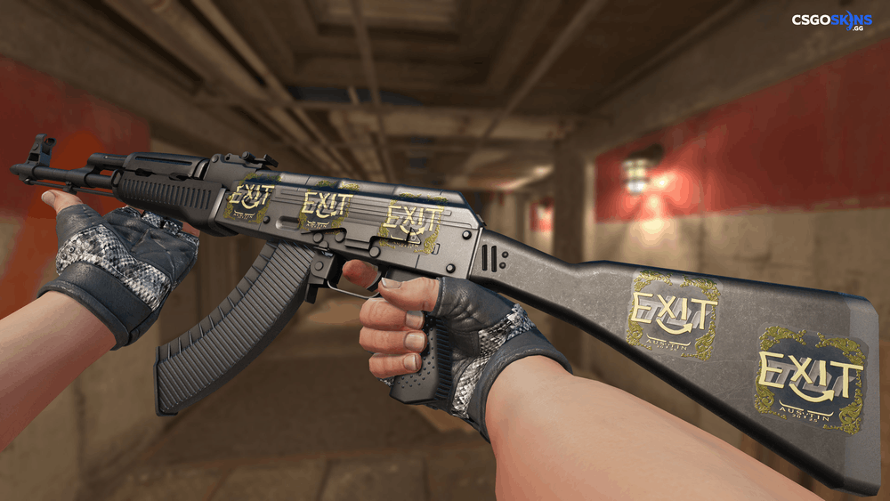 Sticker | exit (Gold) | Austin 2025 Artwork