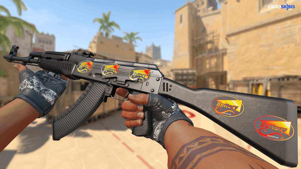Sticker | Flame Buttery (Holo) Artwork