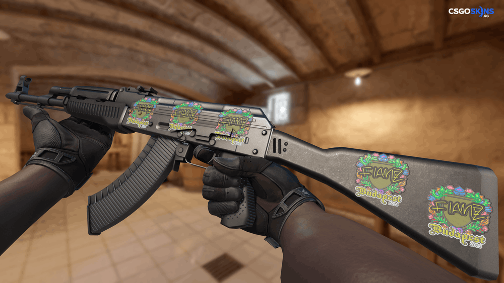 Sticker | FlameZ (Embroidered) | Budapest 2025 Artwork