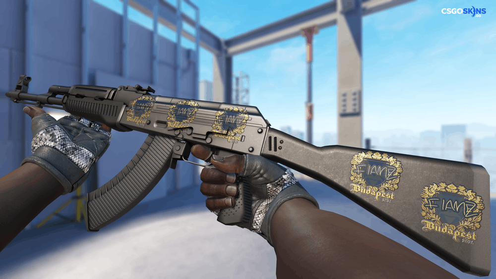 Sticker | FlameZ (Gold) | Budapest 2025 Artwork