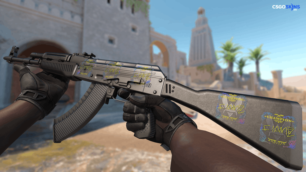 Sticker | FlameZ (Holo, Champion) | Austin 2025 Artwork