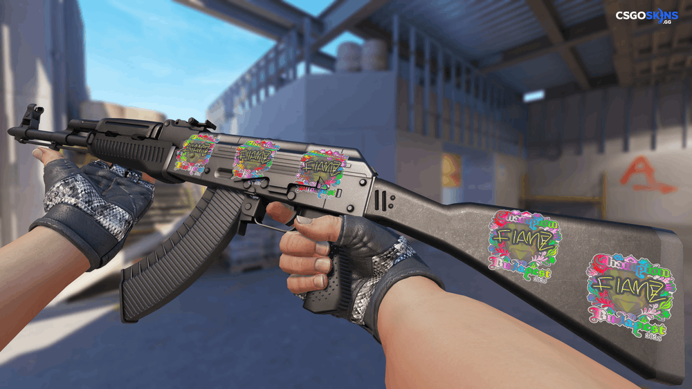 Sticker | FlameZ (Holo, Champion) | Budapest 2025 Artwork