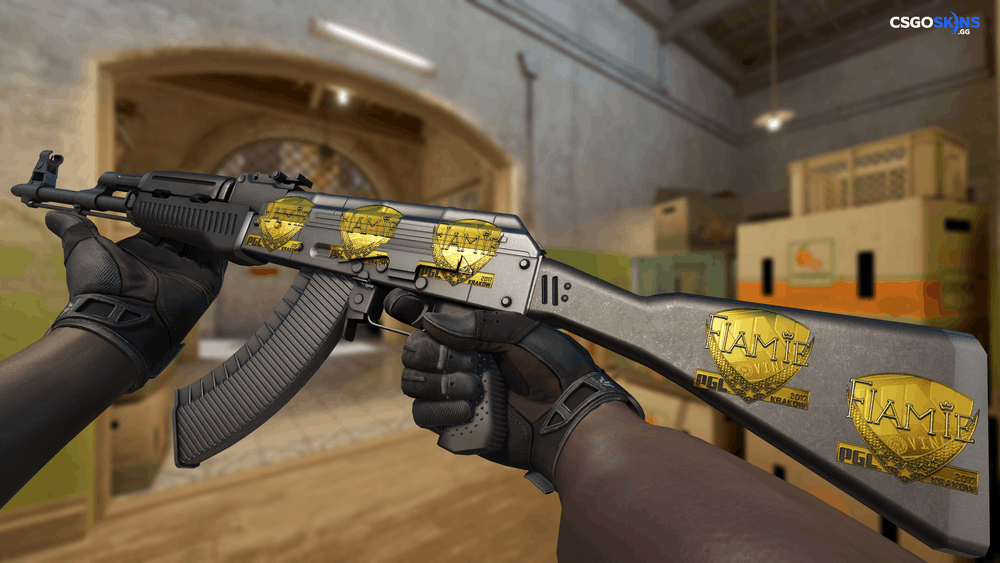 Sticker | flamie (Gold) | Krakow 2017 Artwork