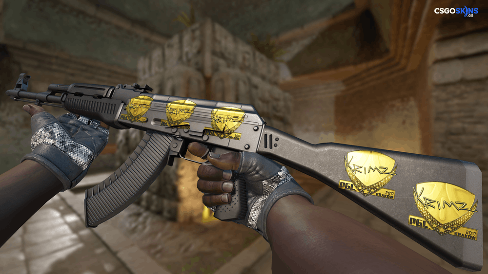 Sticker | KRIMZ (Gold) | Krakow 2017 Artwork