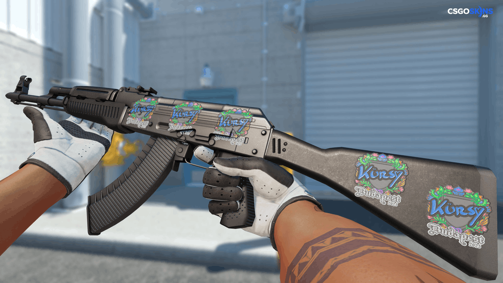 Sticker | Kursy (Embroidered) | Budapest 2025 Artwork