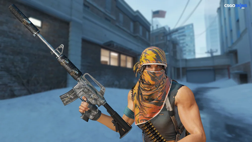 Sticker | Hello M4A1-S (Gold) Artwork