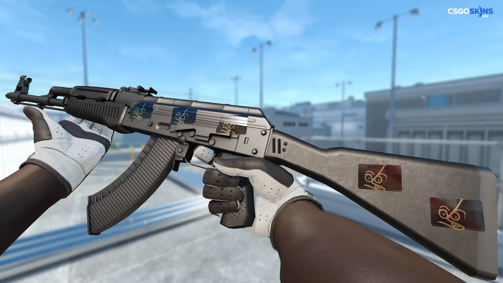 Sticker | Hello MP7 (Gold) Artwork