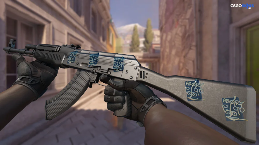 Sticker | Hello P90 (Gold) Artwork