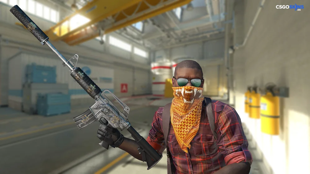Sticker | Hello P90 (Gold) Artwork