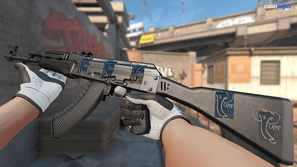 Sticker | Hello UMP-45 (Gold) Artwork