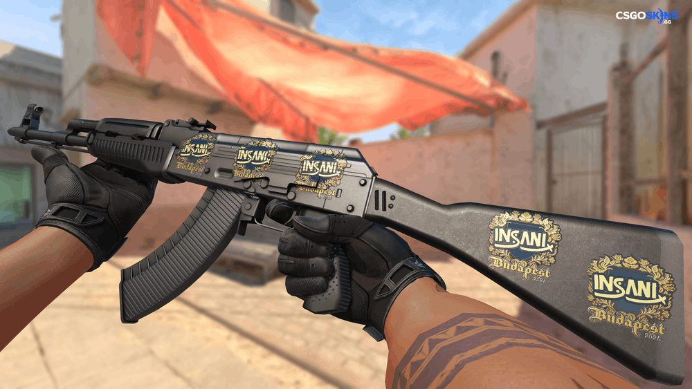 Sticker | insani (Gold) | Budapest 2025 Artwork