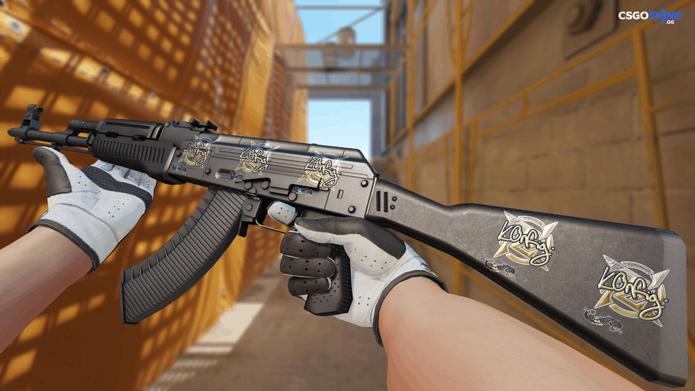 Sticker | k0nfig (Gold) | Paris 2023 Artwork