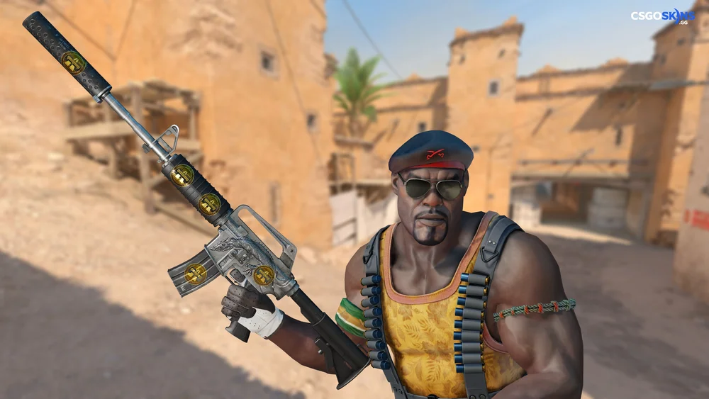 Sticker | Overpass (Gold) Artwork
