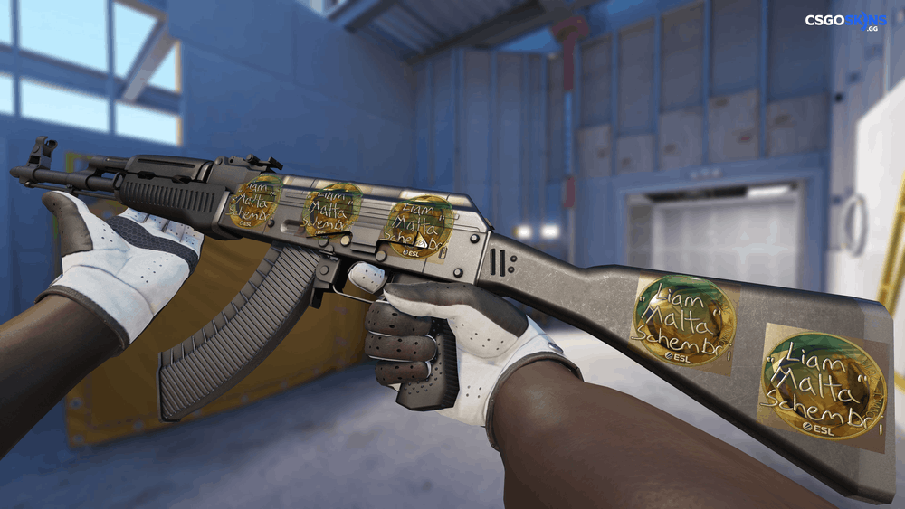 Sticker | malta (Gold) | Katowice 2019 Artwork