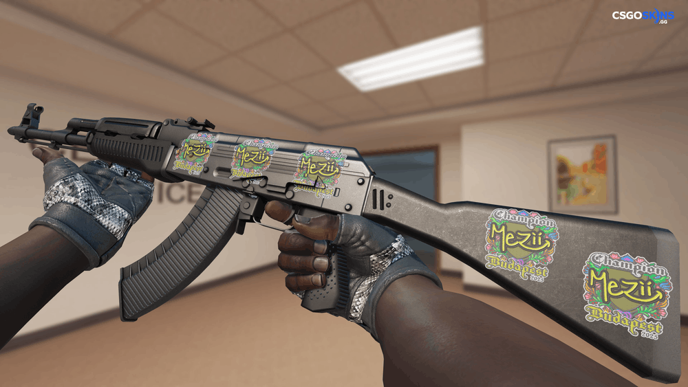 Sticker | mezii (Embroidered, Champion) | Budapest 2025 Artwork