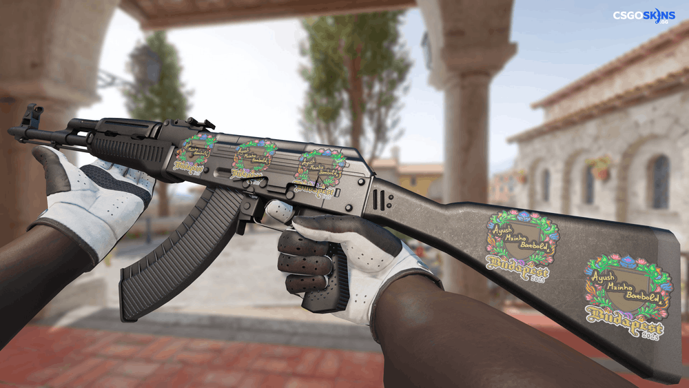 Sticker | mzinho (Embroidered) | Budapest 2025 Artwork