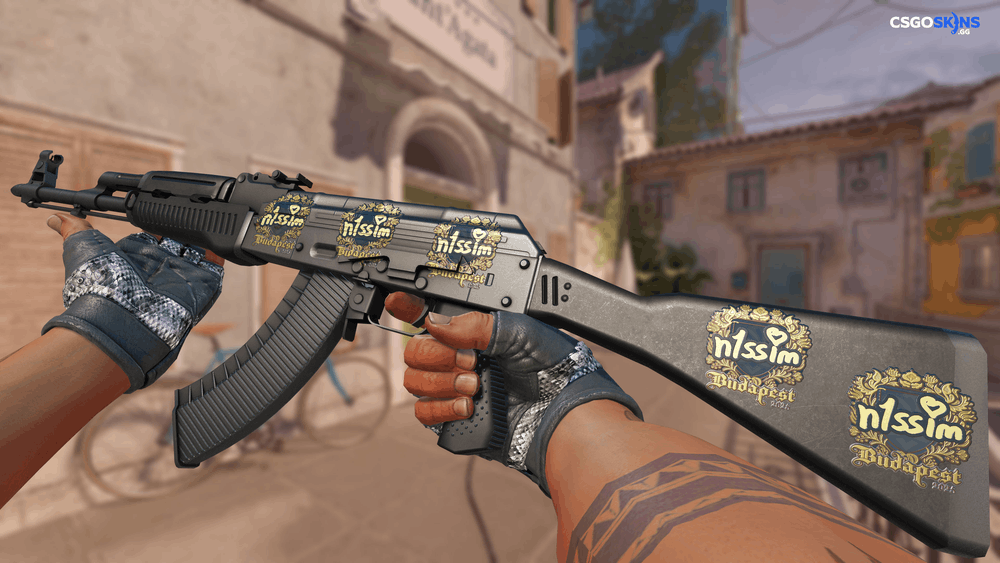 Sticker | n1ssim (Gold) | Budapest 2025 Artwork