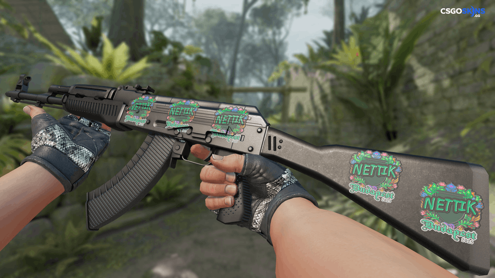 Sticker | nettik (Embroidered) | Budapest 2025 Artwork