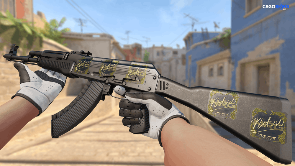 Sticker | nitr0 (Gold) | Austin 2025 Artwork