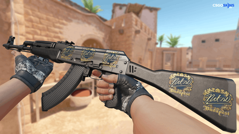 Sticker | nitr0 (Gold) | Budapest 2025 Artwork