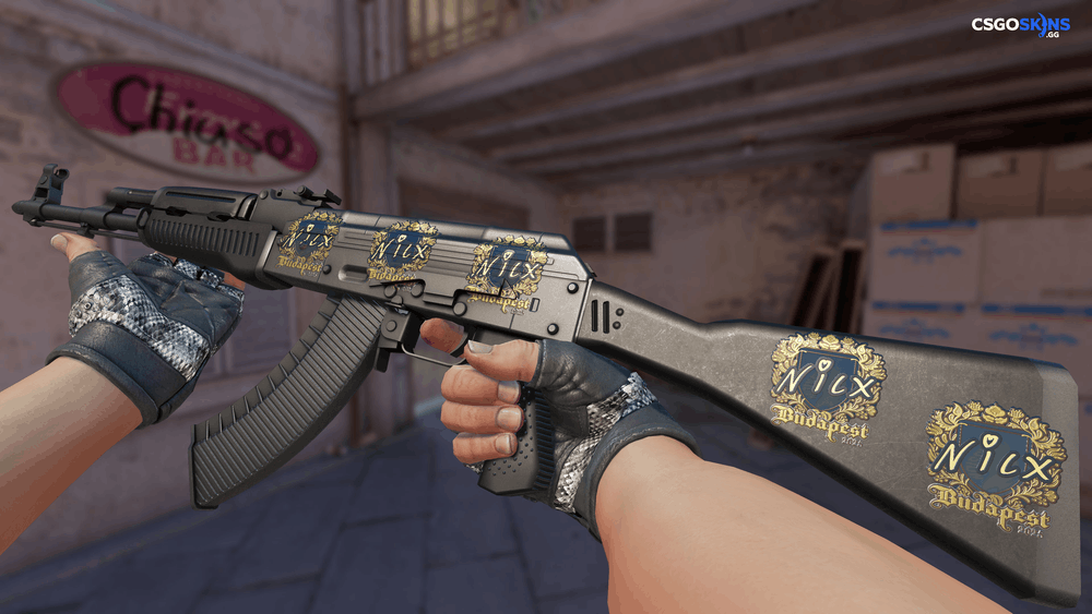 Sticker | nicx (Gold) | Budapest 2025 Artwork