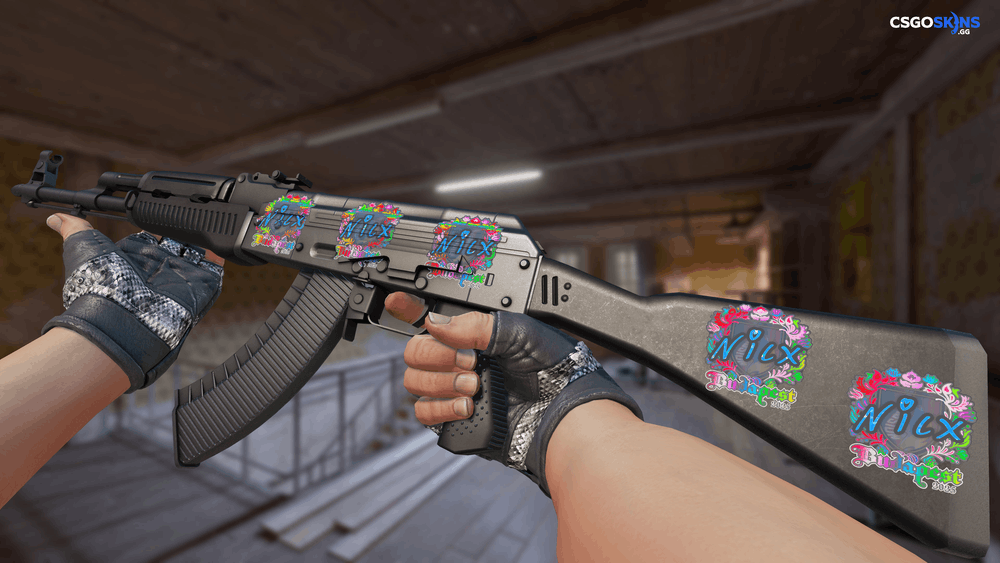 Sticker | nicx (Holo) | Budapest 2025 Artwork