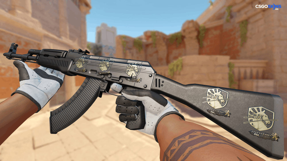 Sticker | shox (Gold) | Antwerp 2022 Artwork