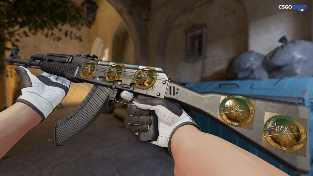 Sticker | shox (Gold) | Katowice 2019 Artwork