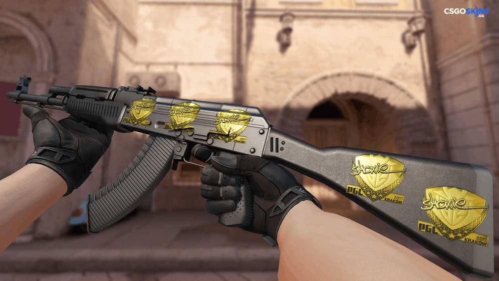 Sticker | shox (Gold) | Krakow 2017 Artwork